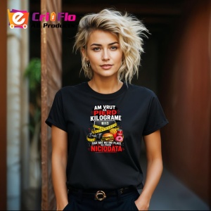 Tricou Am Vrut Sa Pierd Kilograme Dar Nu Imi Place Sa Pierd V1, din bumbac 100%, tricou negru Dama | Barbat - Img 4
