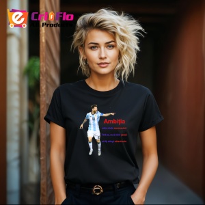 Tricou ambitia este cheia succesului fara ea nu ai nicio sansa sa iti atingi obiectivele mesaj motivational, Copii | Dama | Barbat , tricou negru - Img 4
