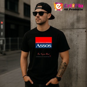 Tricou Assos tigari vintage fine virginia blend design clasic, Copii | Dama | Barbat , tricou negru - Img 11