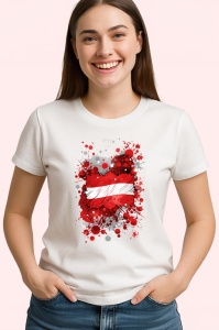 Tricou Austria Steag Splash Art, Copii | Dama | Barbat - Img 4
