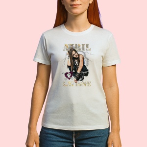 Tricou Avril Lavigne - Grunge Pose, muzica Pop Punk, Dama | Barbat | Copii - Img 2