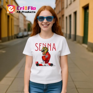 Tricou Ayrton Senna Colaj Istoric Masina Rosie Formula 1 Retro, Copii | Dama | Barbat - Img 7