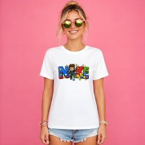 Tricou Baiat Gamer Colorate Litere Urban Play Design, din bumbac 100% Copii | Dama | Barbat