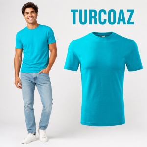 Tricou Bărbat, 100% Bumbac, 145 g/m², Guler Rotund, 26 Culori, Mărimi S–3XL - Img 32
