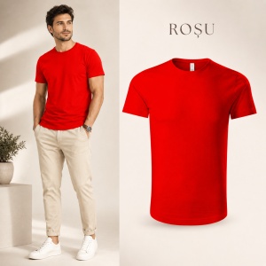 Tricou Bărbat 819 Epic, 100% Bumbac Organic, 160 g/m², Guler Rotund, 14 Culori, Mărimi S–3XL - Img 22