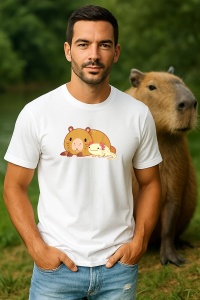Tricou Barbat CapyBara - Axolotl - Img 1