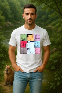 Tricou Barbat CapyBara - Colaj