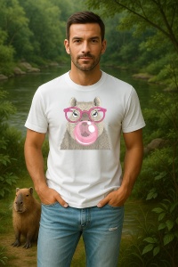 Tricou Barbat CapyBara - Guma de mestecat