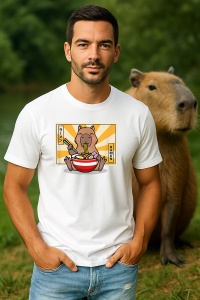 Tricou Barbat CapyBara - Ramen