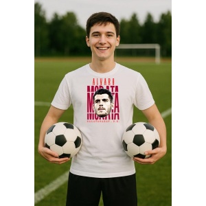 Tricou Barbat cu Fotbalistul Alvaro Borja Morata Martn - Atltico Madrid - Img 8