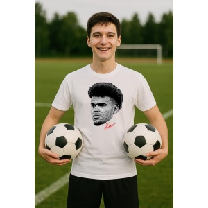 Tricou Barbat cu Fotbalistul Brahim Diaz Real Madrid - Img 7