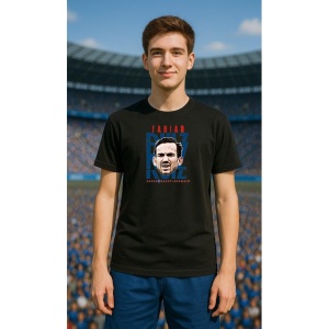Tricou Barbat cu Fotbalistul Fabiin Ruiz Pea - Paris Saint - Germain - Img 4