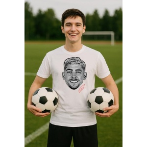 Tricou Barbat cu Fotbalistul Federico Valverde - Real Madrid - Img 8