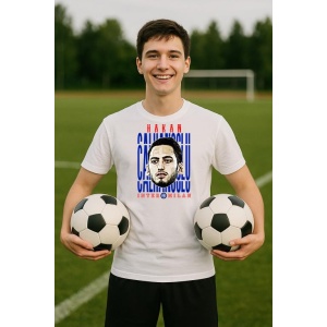 Tricou Barbat cu Fotbalistul Hakan calhanolu - Inter Milano