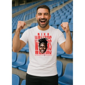 Tricou Barbat cu Fotbalistul Nicholas Nico Williams Arthuer - Athletic Bilbao - Img 9