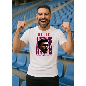Tricou Barbat cu Fotbalistul Oliver George Arthur Watkins - Aston Villa