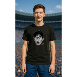 Tricou Barbat cu Fotbalistul Son Heung - min - Tottenham Hotspur - Img 6