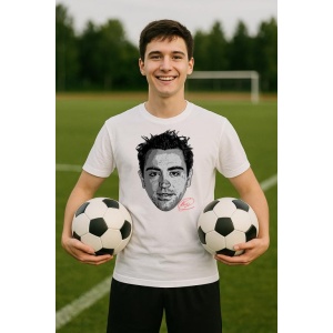 Tricou Barbat cu Fotbalistul Xavi Hernandez - FC Barcelona - Img 6