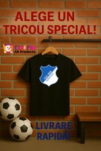 Tricou barbat cu logo stema TSG Hoffenheim Germania , din bumbac 100% - Img 7