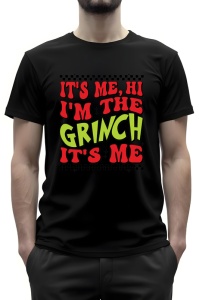 Tricou barbat - I'm the Grinch - Crăciun, modă, stil, cadouri, sărbători, festiv