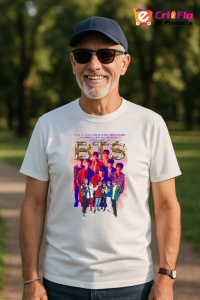Tricou barbat Kpop cu trupa BTS 4 music Coreean 181 - Img 5