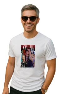 Tricou barbat Kpop cu trupa HYUNJUN music Coreean 216 - Img 2