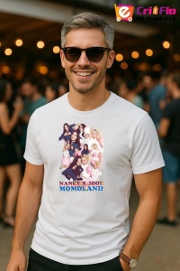 Tricou barbat Kpop cu trupa NANCY X JOOE MAMOLAND music Coreean 274 - Img 3