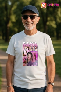 Tricou barbat Kpop cu trupa SANA 3 music Coreean 285