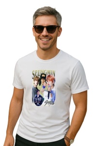 Tricou barbat Kpop cu trupa SEUNGMIN music Coreean 287 - Img 2