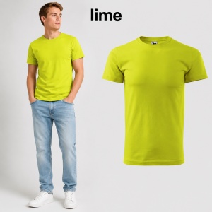 Tricou bărbat Malfini Basic Clasic, 100% bumbac, 160 g/m², guler rotund, 48 de culori, mărimi XS–5XL - Img 19