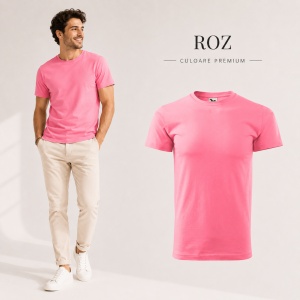 Tricou bărbat Malfini Basic Clasic, 100% bumbac, 160 g/m², guler rotund, 48 de culori, mărimi XS–5XL - Img 39