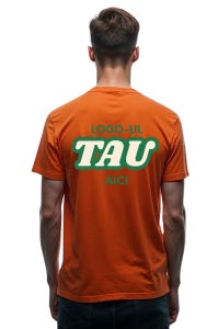 Tricou barbat personalizat cu logo-ul companiei - Spate