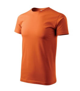 Tricou pentru barbati basic din bumbac de culoare portocaliu