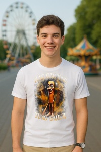 Tricou Barbat Tralalero Tralala cu personajul Brainrot Humor Gen Z - Img 5