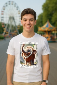Tricou Barbat Tralalero Tralala cu personajul Cocofanto Elefanto Funny Italian Brainrot Meme Humor Gen Z - Img 5