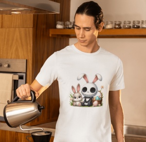 Tricou Barbati Haios Personalizat - Easter Jake Skellington - Cadou
