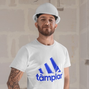 Tricou barbati haios personalizat - Tamplar - din bumbac, personalizat - Cadou