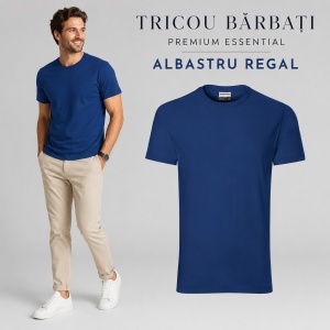 Tricou bărbați heavy, 100% bumbac pre-shrunk, 200 g/m², 14 nuanțe disponibile - Img 13