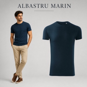 Tricou Bărbați Malfini Viper Free F43, 100% Bumbac, 180 g/m², Slim Fit, Guler Rotund, S–2XL, 10 Culori - Img 11