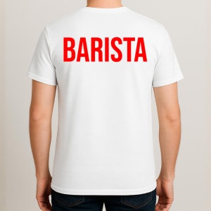 Tricou BARISTA, Personalizat | Unisex Dama si Barbat