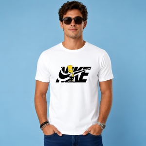 Tricou Bart Simpson Street Style Logo Alb Negru Urban Streetwear, din bumbac 100% Copii | Dama | Barbat - Img 2