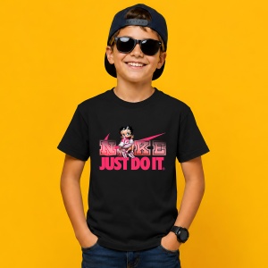 Tricou Betty Boop Pink Glamour Street Style Urban Chic, din bumbac 100%, tricou negru, Copii | Dama | Barbat - Img 3