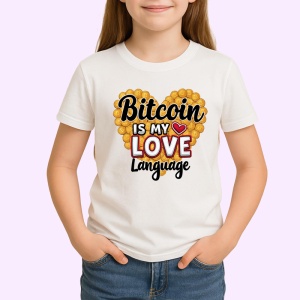 Tricou bitcoin is my love language, bitcoin este limbajul meu al iubirii, Copii | Dama | Barbat - Img 3