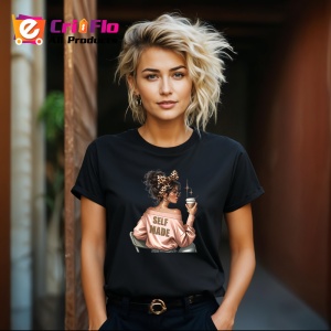 Tricou Boss girl self made, boss girl facuta prin forte proprii, Copii | Dama | Barbat , tricou negru - Img 8