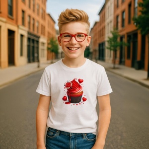 Tricou Briosa rosie - Copii | Dama | Barbat - Img 2