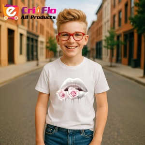 Tricou Buze afine si cirese, Lip gloss, Copii | Dama - Img 12