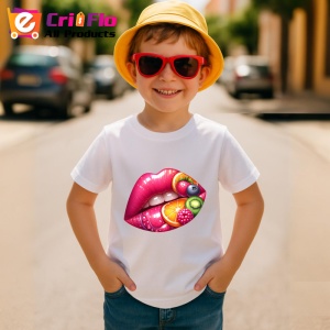 Tricou Buze cocktail de fructe, Lip gloss, Copii | Dama - Img 4