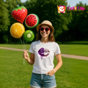 Tricou Buze femeie afine si cirese, Lip gloss, Copii | Dama - Img 16