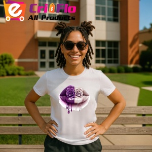 Tricou Buze femeie afine si cirese, Lip gloss, Copii | Dama - Img 17