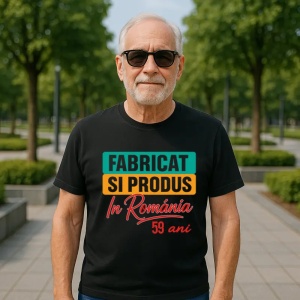 Tricou Cadou Aniversare Bărbat - Model Fabricat si Produs în România XX ani - Img 43